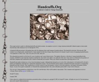 Handcuffs.org(Handcuffs) Screenshot