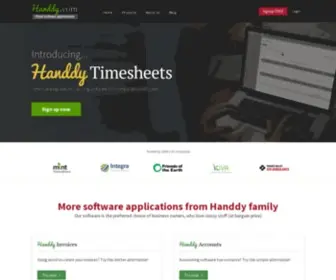 Handdy.com(Easy to Use Employee Monitoring and Productivity Software) Screenshot