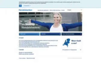 Handelsbanken.nl(Uw lokale relatiebank) Screenshot