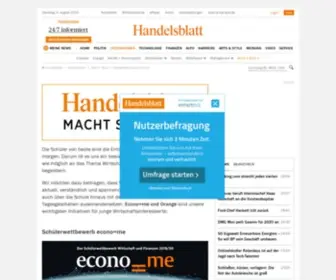 Handelsblattmachtschule.de(Handelsblatt macht Schule) Screenshot