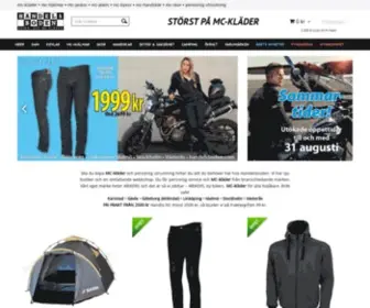 Handelsboden.com(MC-kläder, kläder för MC) Screenshot