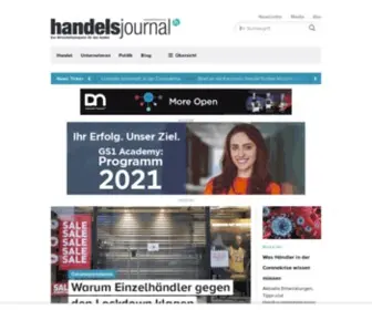 Handelsjournal.de(Das Wirtschaftsmagazin für den Handel) Screenshot