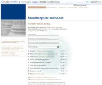 Handelsregister-Online.net(HRA HRB) Screenshot