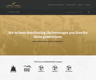 Handfamilycompanies.com(Multi-state Beer and Beverage Distributor) Screenshot