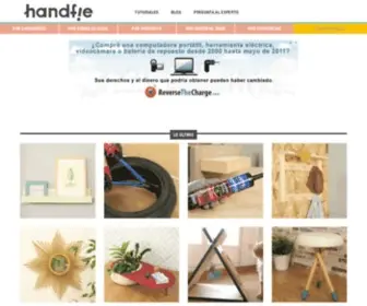 Handfie.com(Tutoriales y tendencias de bricolaje) Screenshot