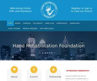 Handfoundation.org(Hand Foundation) Screenshot