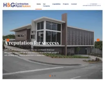 Handgcontractors.com.au(Commercial Builder Ipswich & Brisbane) Screenshot