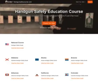 Handgunsafetycourse.com(National Handgun Safety Course) Screenshot