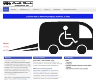 Handi-Wheels.org(Handi Wheels) Screenshot