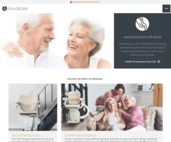 Handicare.co.uk(Business areas United Kingdom) Screenshot