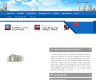Handico.com.vn(Tổng công ty đầu tư và phát triển nhà Hà Nội) Screenshot