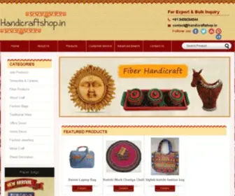 Handicraftshop.in(Buy Handicrafts Online) Screenshot