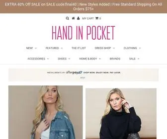 Handinpocket.com(Hand In Pocket Boutique) Screenshot