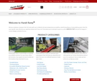 Handiramp.com(Ramp/Accessibility Products) Screenshot