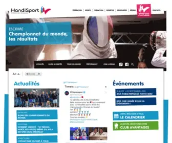 Handisport.org(Site) Screenshot