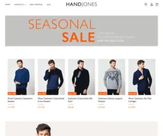 Handjones.com(Hand and Jones) Screenshot