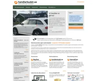 Handlarbudet.se(Motorbranschens egen marknadsplats) Screenshot