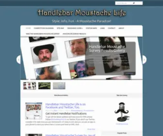 Handlebarmoustachelife.com(Handlebar Moustache Life) Screenshot