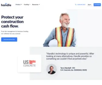 Handle.com(Construction Software For Your Cash Flow) Screenshot