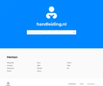 Handleiding.nl(Zoek en vind alle handleidingen op) Screenshot