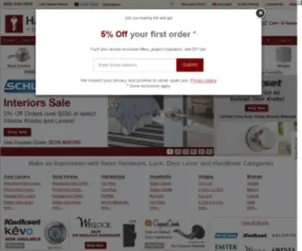 Handlesets.com(Door Hardware) Screenshot