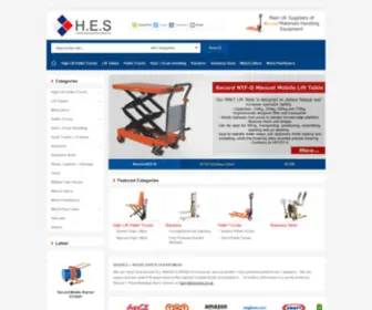 Handling-Equipment.co.uk(Handling Equipment Sales) Screenshot