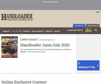 Handloadermagazine.com(Handloader Magazine) Screenshot