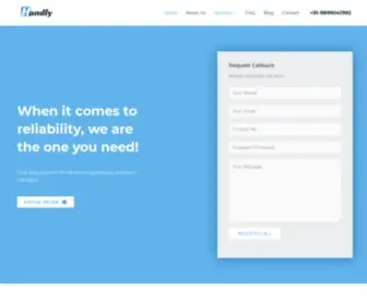 Handly.in(Just another WordPress site) Screenshot