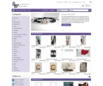 Handmadeartists.com(Handmade Artists' Shop (HAFshop) Buy Directly from the Artist) Screenshot