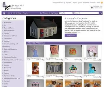 Handmadeartistsshop.com(Handmade Artists' Shop (HAFshop) Buy Directly from the Artist) Screenshot