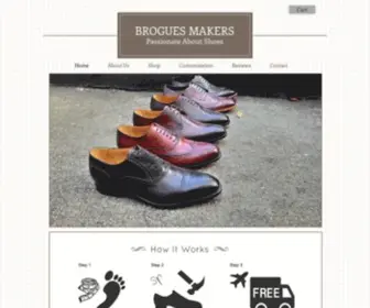 Handmadebrogues.com(SHOEMAKERS) Screenshot