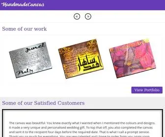 Handmadecanvas.com(Islamic Canvas Gifts) Screenshot