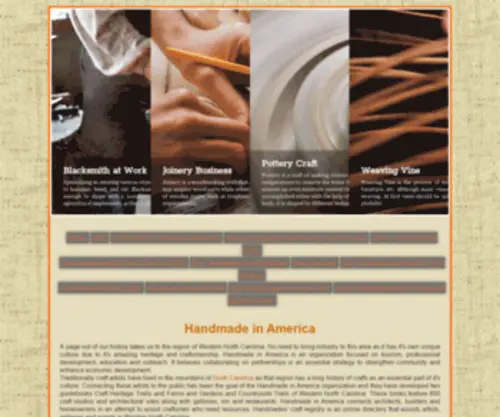 Handmadeinamerica.org(Handmadeinamerica) Screenshot