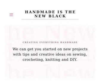 Handmadeisthenewblack.com(Handmade is the New Black) Screenshot