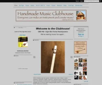 Handmademusicclubhouse.com(Handmade Music Clubhouse (CBG HQ)) Screenshot