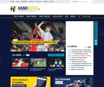 Handnews.fr(Toutes les news du Handball) Screenshot