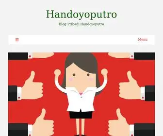 Handoyoputro.com(Blog Pribadi Handoyoputro) Screenshot
