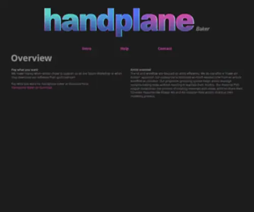 Handplane3D.com(Handplane) Screenshot