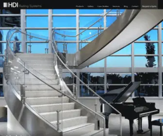 Handrail-Design.com(Custom Steel Handrail Systems) Screenshot