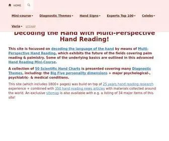 Handresearch.com(25 Years Hand Analysis Research) Screenshot