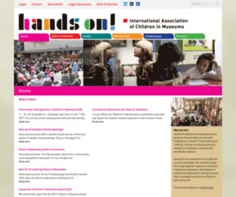 Hands-ON-International.net(International Association of Children's Museums) Screenshot