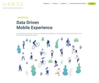 Hands.com.br(Inteligência em dados e ativações mobile) Screenshot