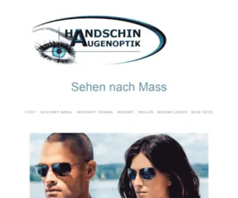 Handschinaugenoptik.ch(Handschin Augenoptik) Screenshot