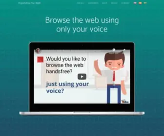 Handsfreeforweb.com(Handsfree for web) Screenshot