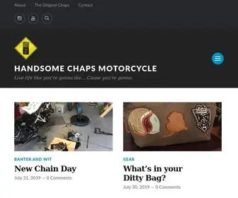 Handsomechapsmc.com(Live life like you're gonna die) Screenshot