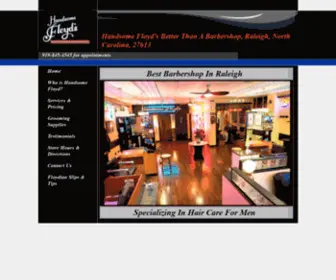 Handsomefloyds.com(Handsome Floyds More Than A Barbershop) Screenshot