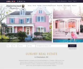 Handsomeproperties.com(Luxury Real Estate in Charleston) Screenshot