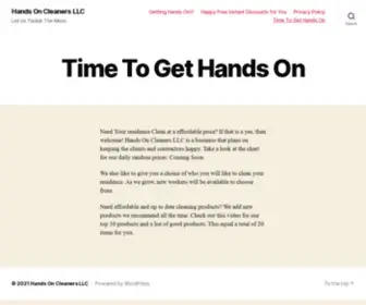 Handsoncleanersllc.com(Hands On Cleaners LLC) Screenshot