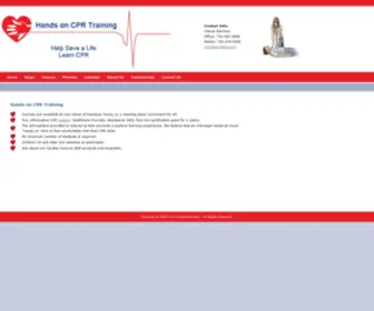 HandsoncPR.com(Hands on CPR Training) Screenshot