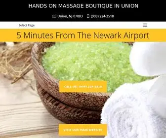 Handsonmassageboutiqueunion.com(Hands On Massage Boutique in Union) Screenshot